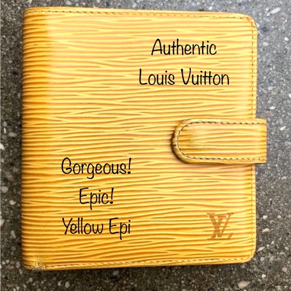 LouisVuitton Epi Wallet Yellow. Please see pics for complete description - Picture 5 of 16
